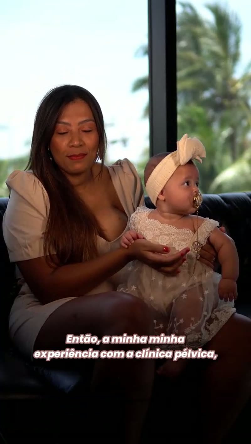Depoimento em vídeo de paciente da Clínica Pélvica